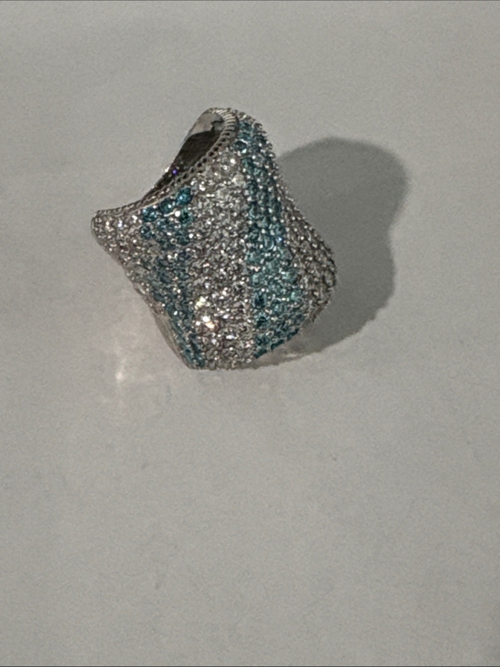 Judith Ripka statement ring size 6.
